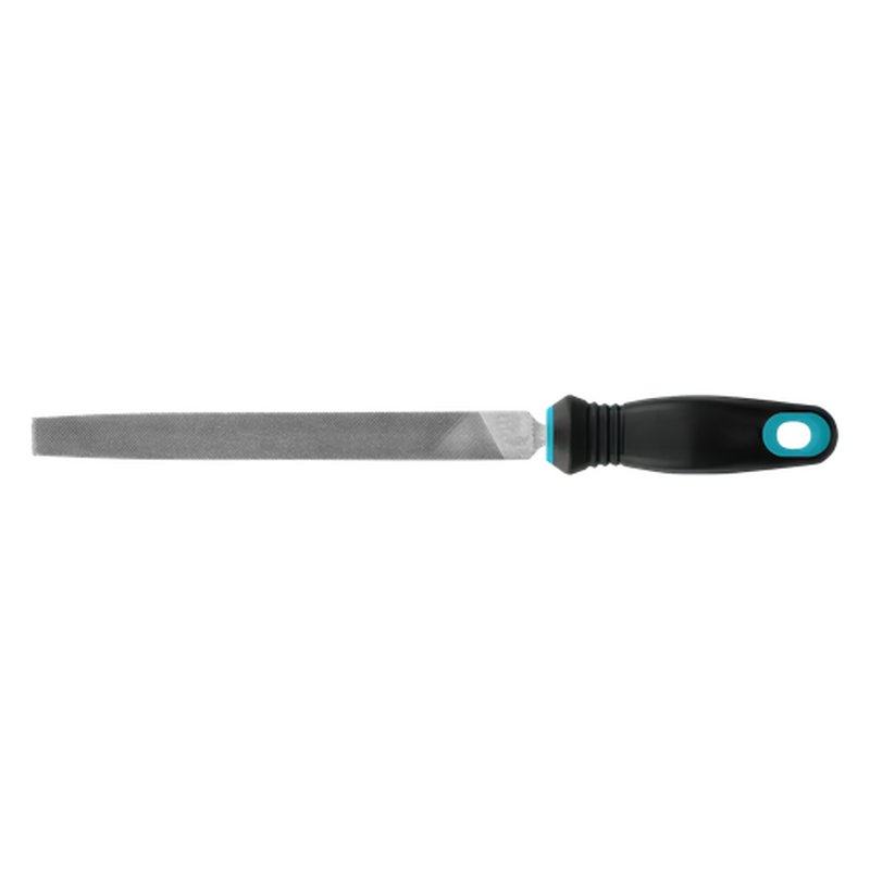 Lima plana bastarda 8” 3/4“-anch 1/4” espesor con mango tpr knox