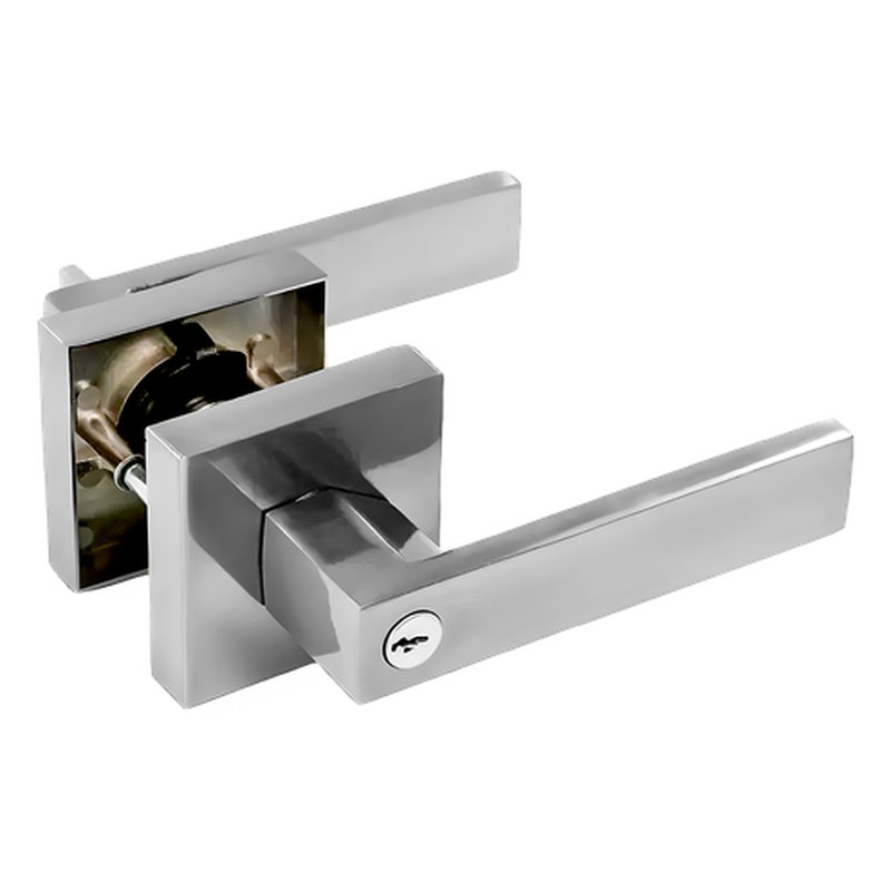 Cerradura entrada - alcoba manija cuadrada satin thor