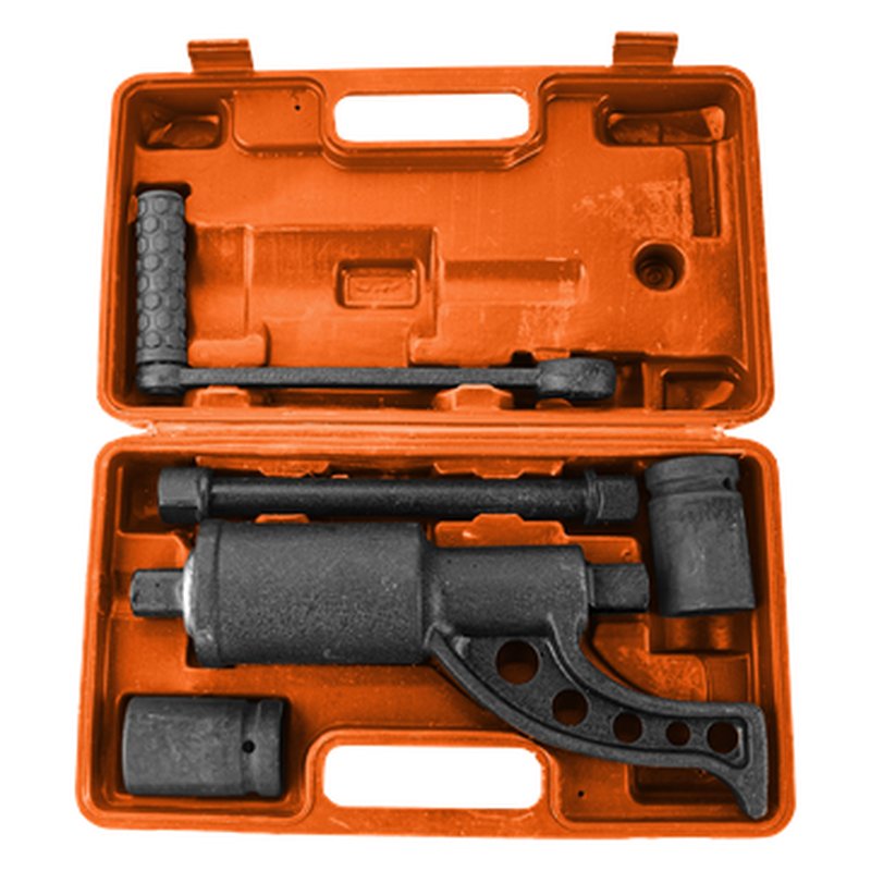 Multiplicador de torque manual hex 1” - 5 piezas copas 32 y 33 thor