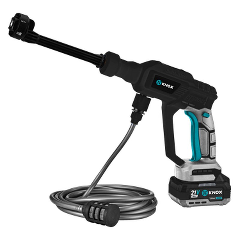 Hidrolavadora inalambrica brushless 21v - 500 psi - 5.3 l/min knox