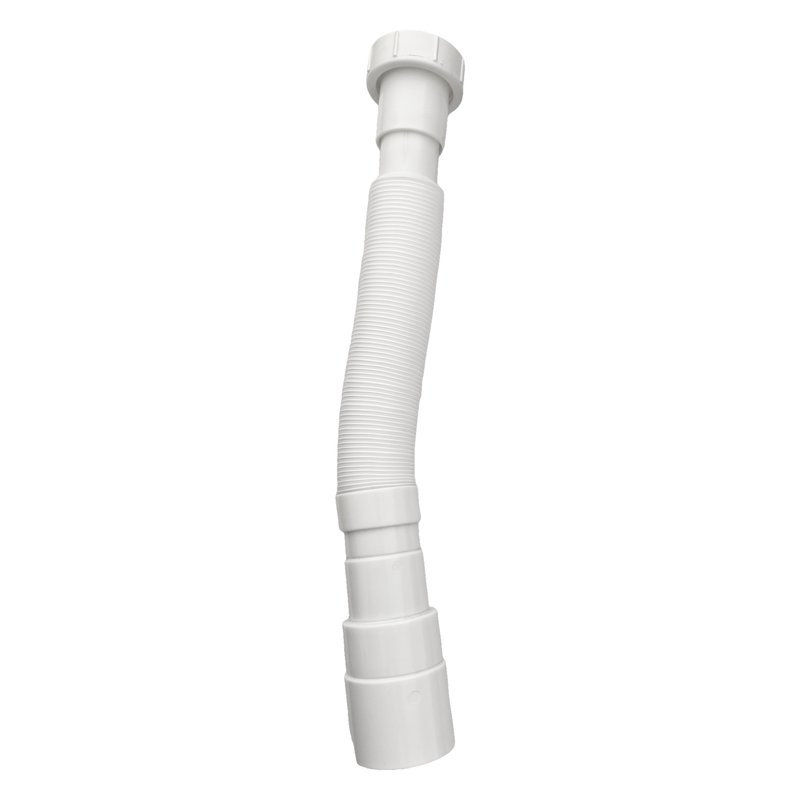 Sifon flexible plastico blanco