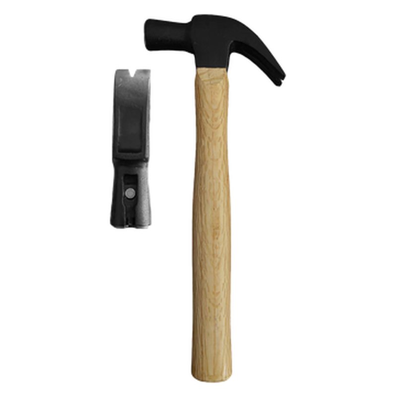 Martillo de uña mango madera 21oz 32mm knox