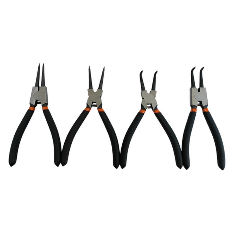 [THHM011] Kit x 4 pinzas saca pines seeger 7“ rectos y curvos thor