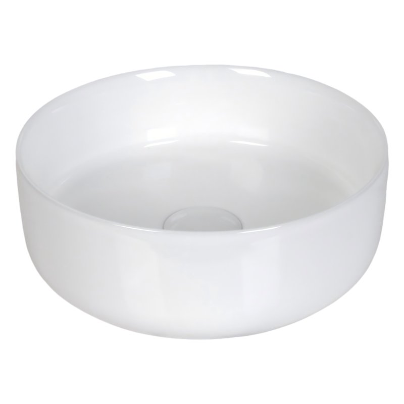 [VQAHLVS001] Lavamanos sobreponer redondo 31x31x12 blanco brillante