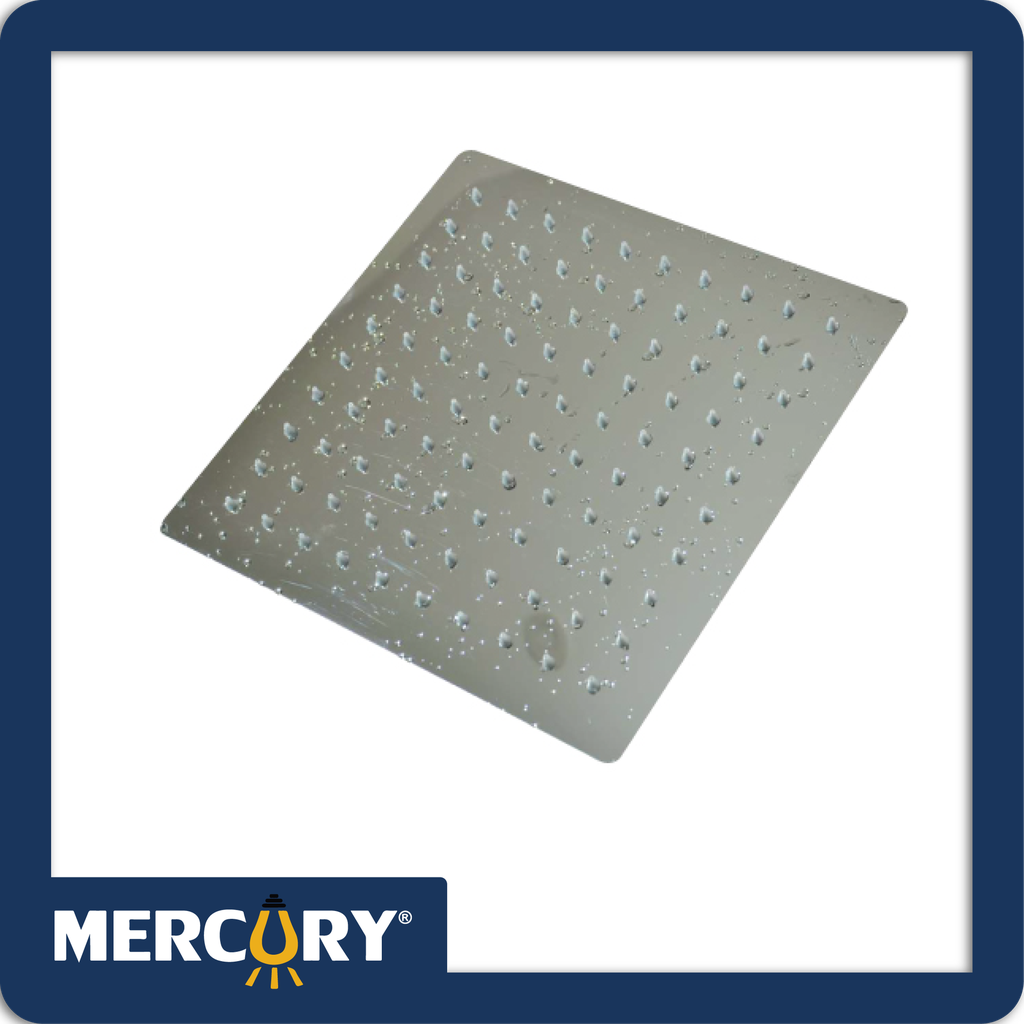 Ducha agua fria 6 cuadrada acero inoxidable de lujo