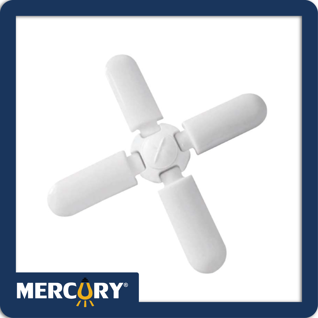 [IBL48] Bombillo led  4-aspas escualizable 50w 6500k e27