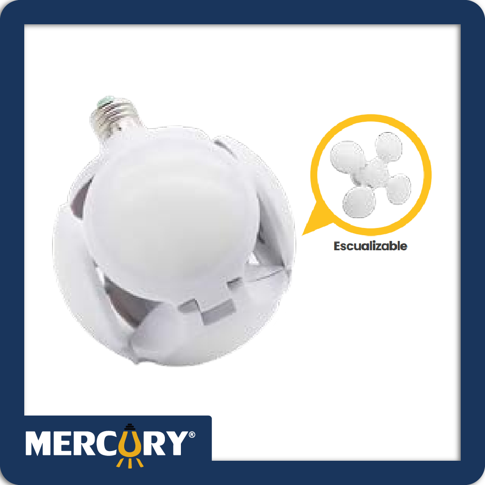 [IBL101] Bombillo led balon escualizable 20w 6500k/e27