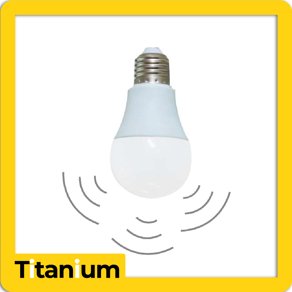 Bombillo led con sensor 9w e27