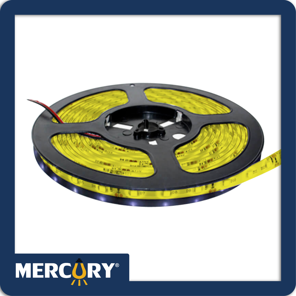 Cinta led 12v 5050 ip65 luz calida 3000k rollo*5m