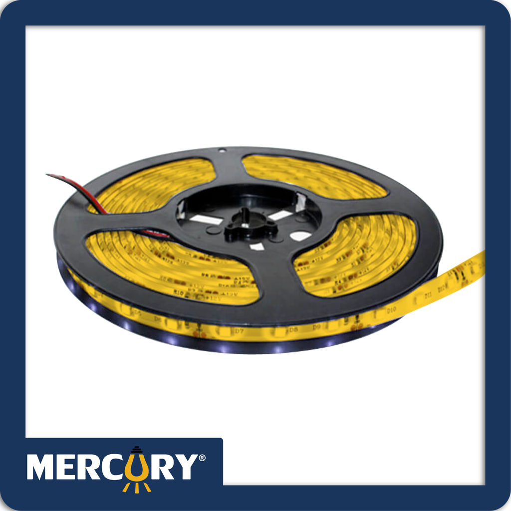 Cinta led 12v 5050 ip65 amarillo rollo*5m