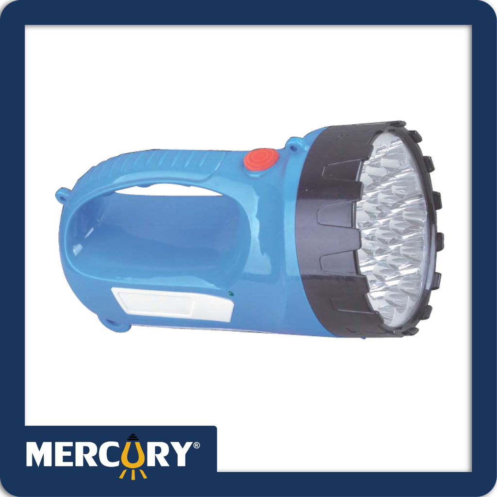 Linterna recargable 19led 2820 1600ma recarga con cable