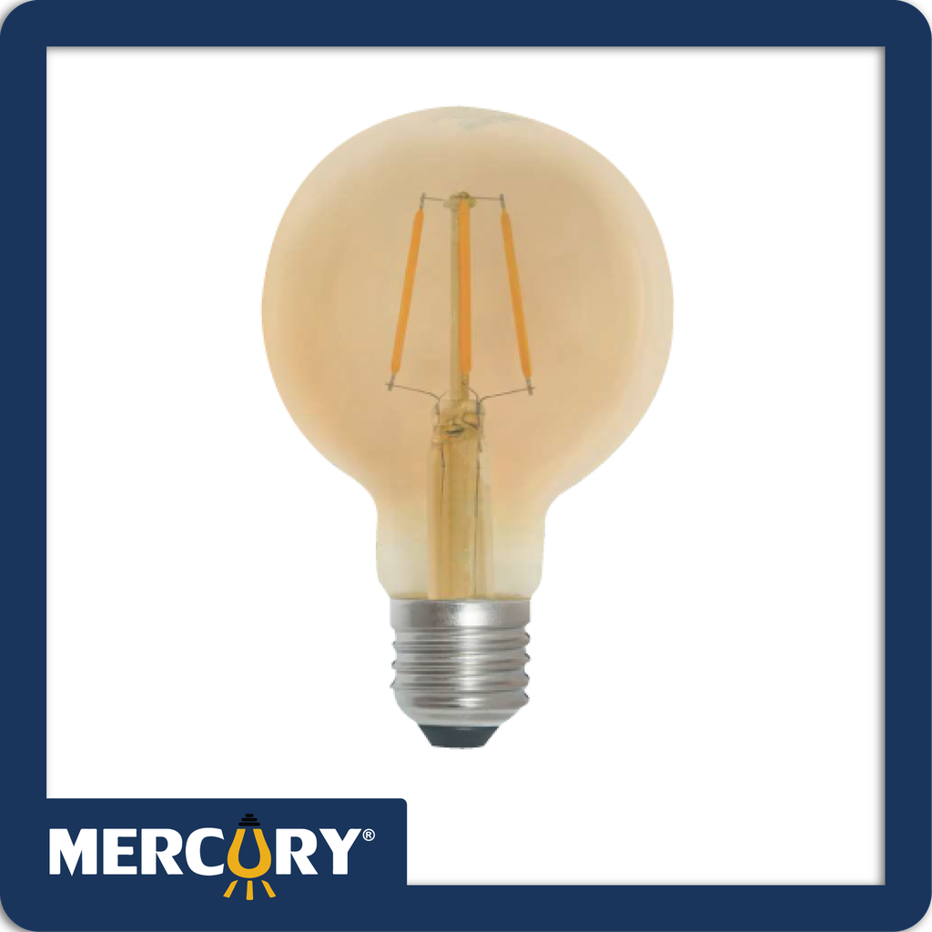 Bombillo led filamento g95 globo 4w 2700k 120v e27
