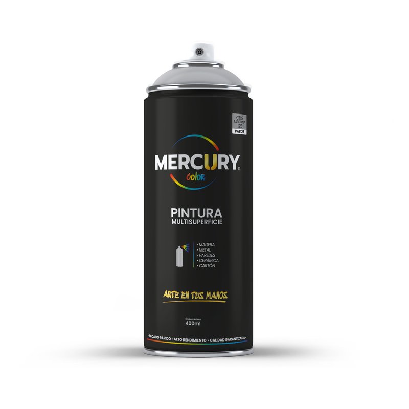 Aerosol mercury 400ml 125 gris máquina