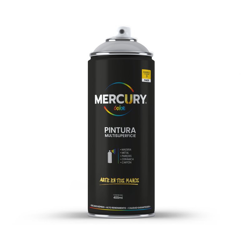 Aerosol mercury 400ml 31 amarillo caterpillar