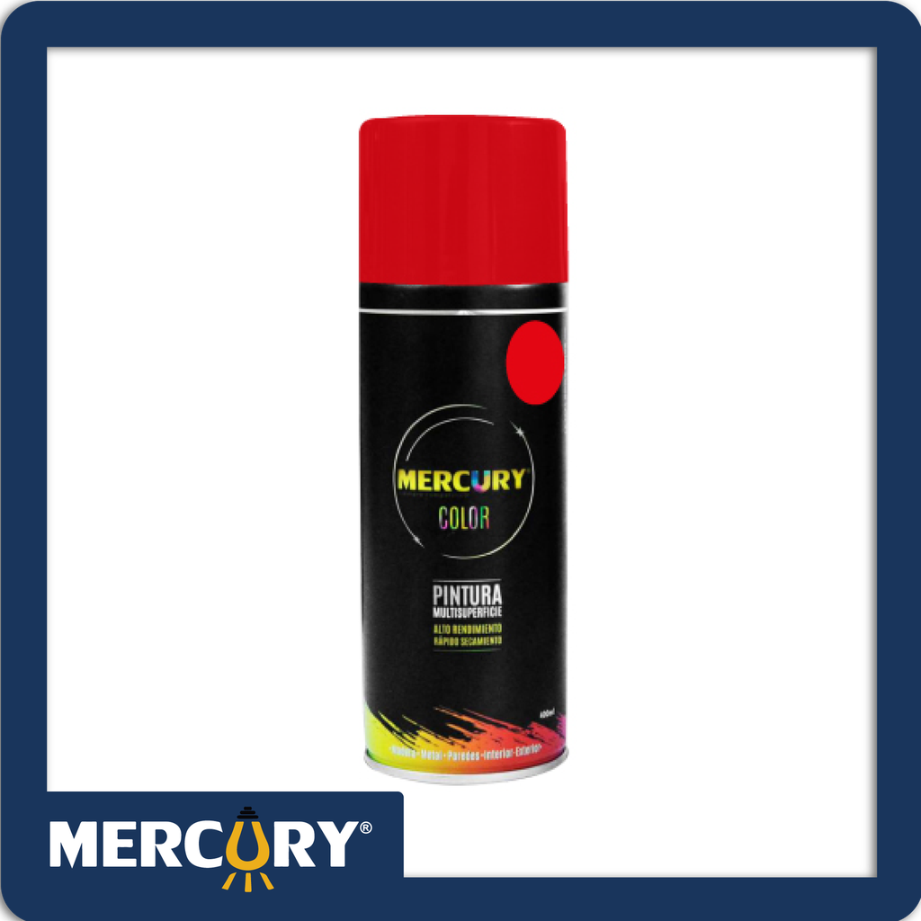 [PAE6] Aerosol mercury 400ml 6 rojo
