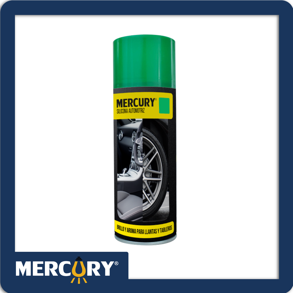 Silicona en spray  mercury 400ml aroma limón