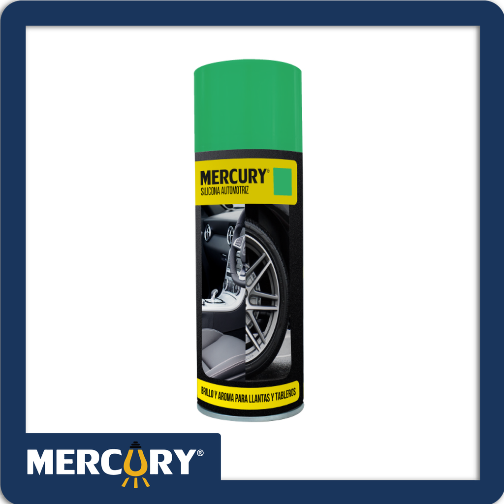 Silicona en spray  mercury 400ml aroma  manzana