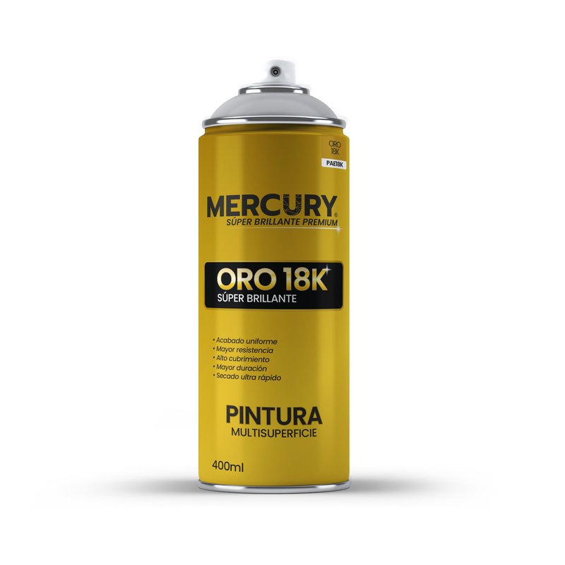Aerosol mercury 400ml oro 18k
