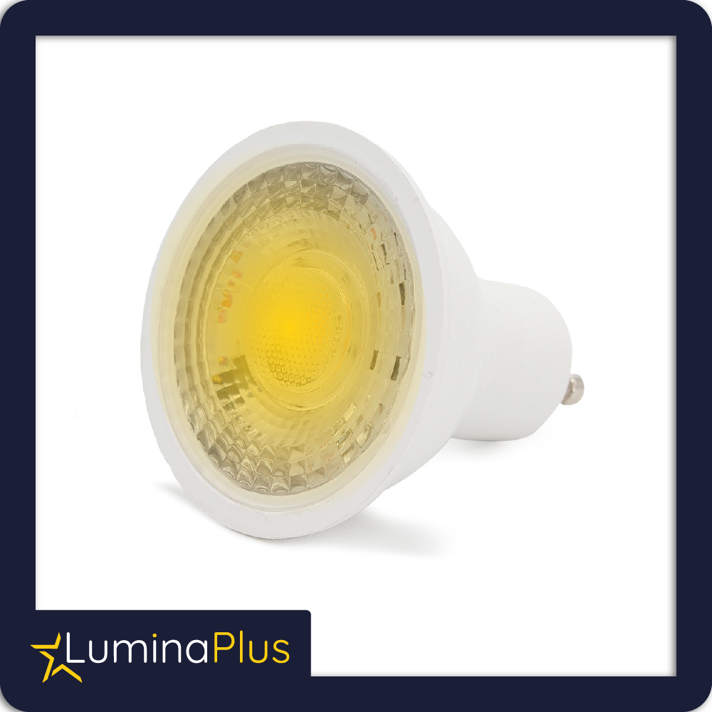 Bombillo led gu10 5w  cob 3000k luz calida