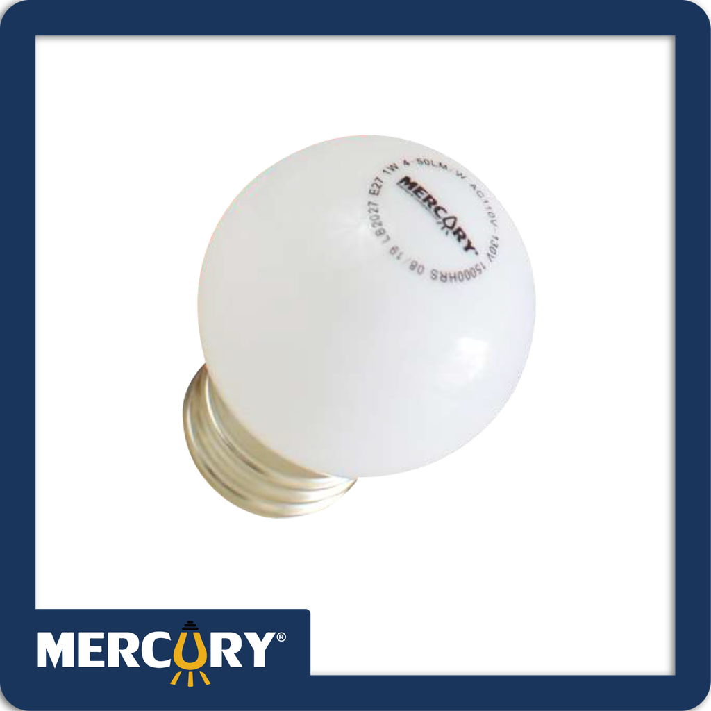 Bombillo led pinpon 1w e27 blanco