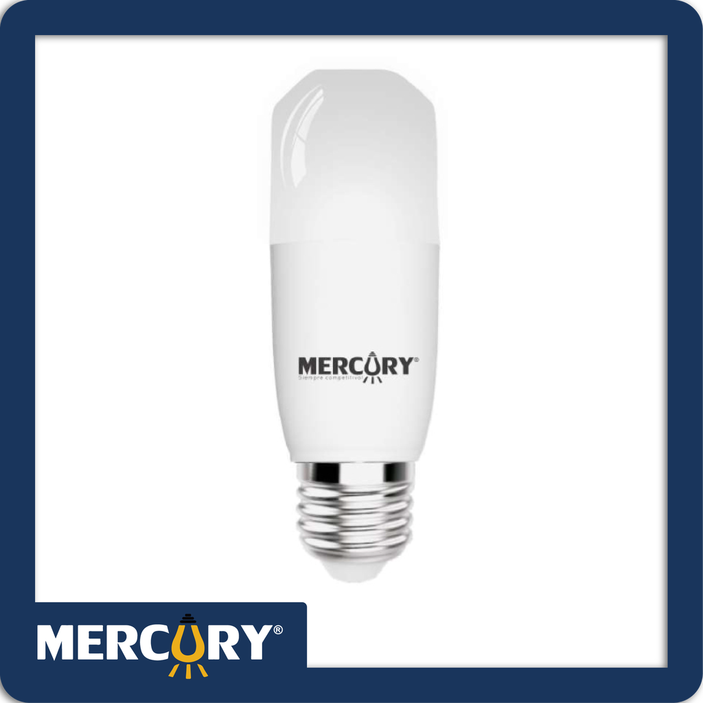 Bombillo led t-bala 9w e27 blanco