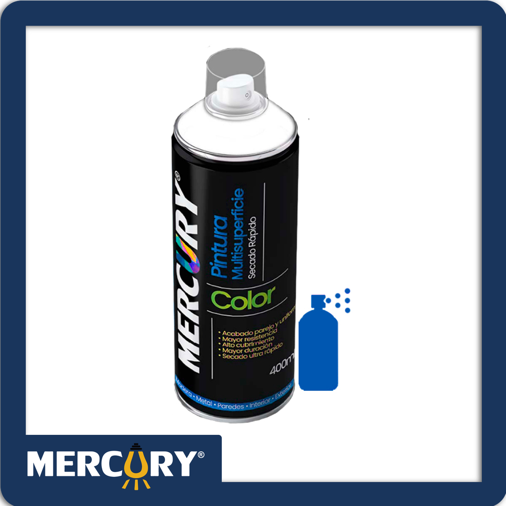 Aerosol mercury 400ml 46 azul metalizado