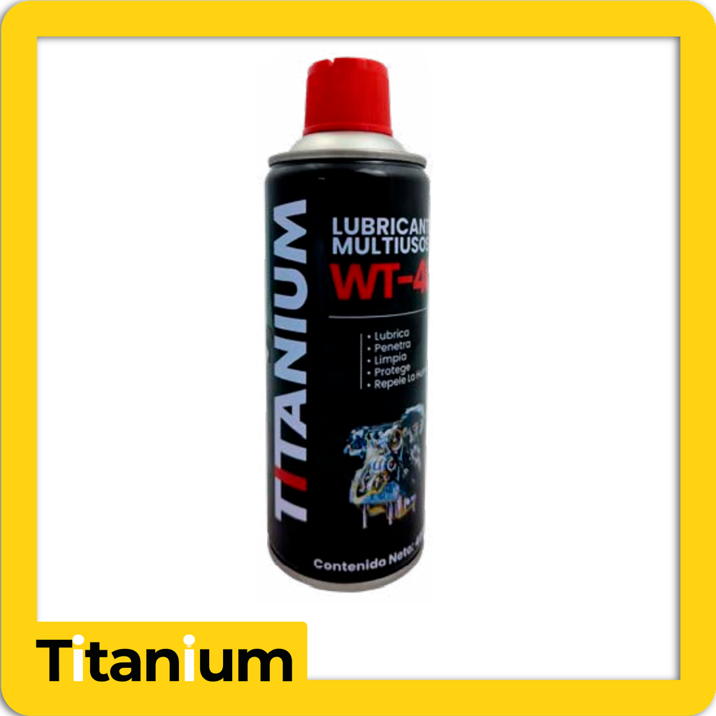 Lubricante multiusos titanium 400ml wt-40