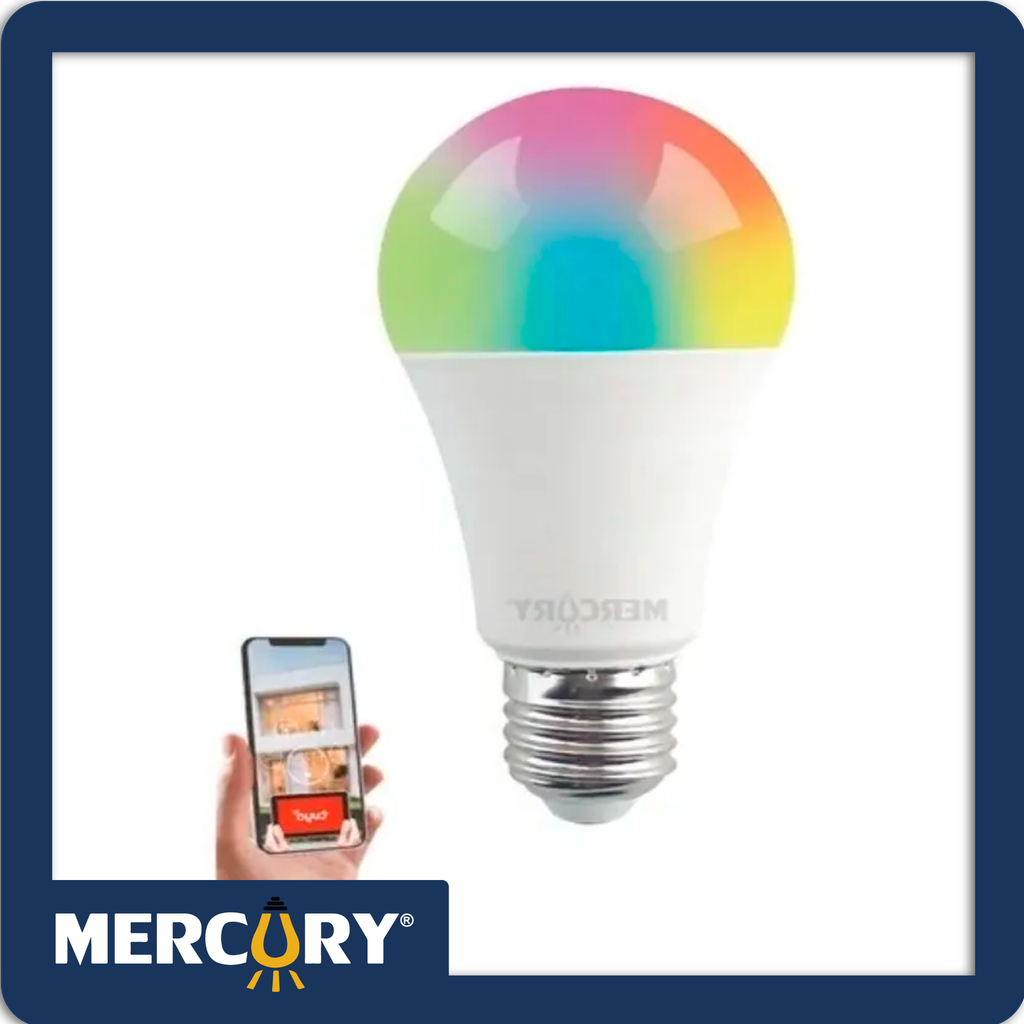 Bombillo smart wifi 9w rgb tuya app dimerizable