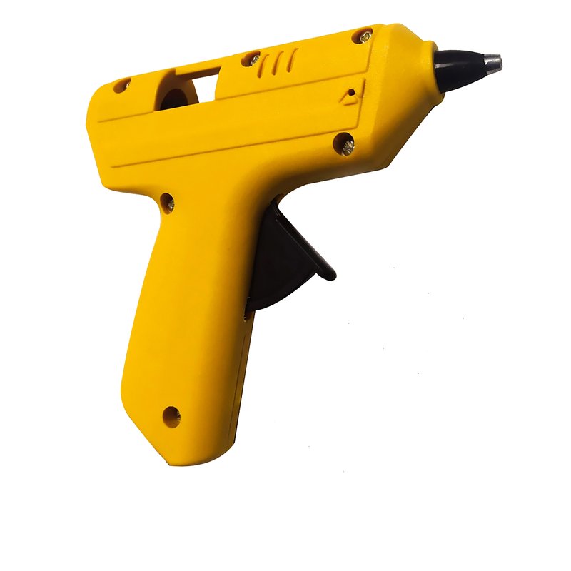Pistola silicona pequeña 10w amarilla