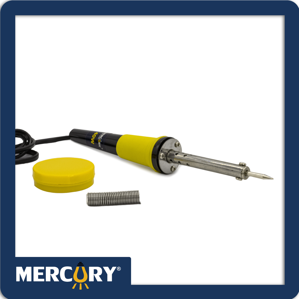 Cautin 40w kit estudiante mango amarillo plastico