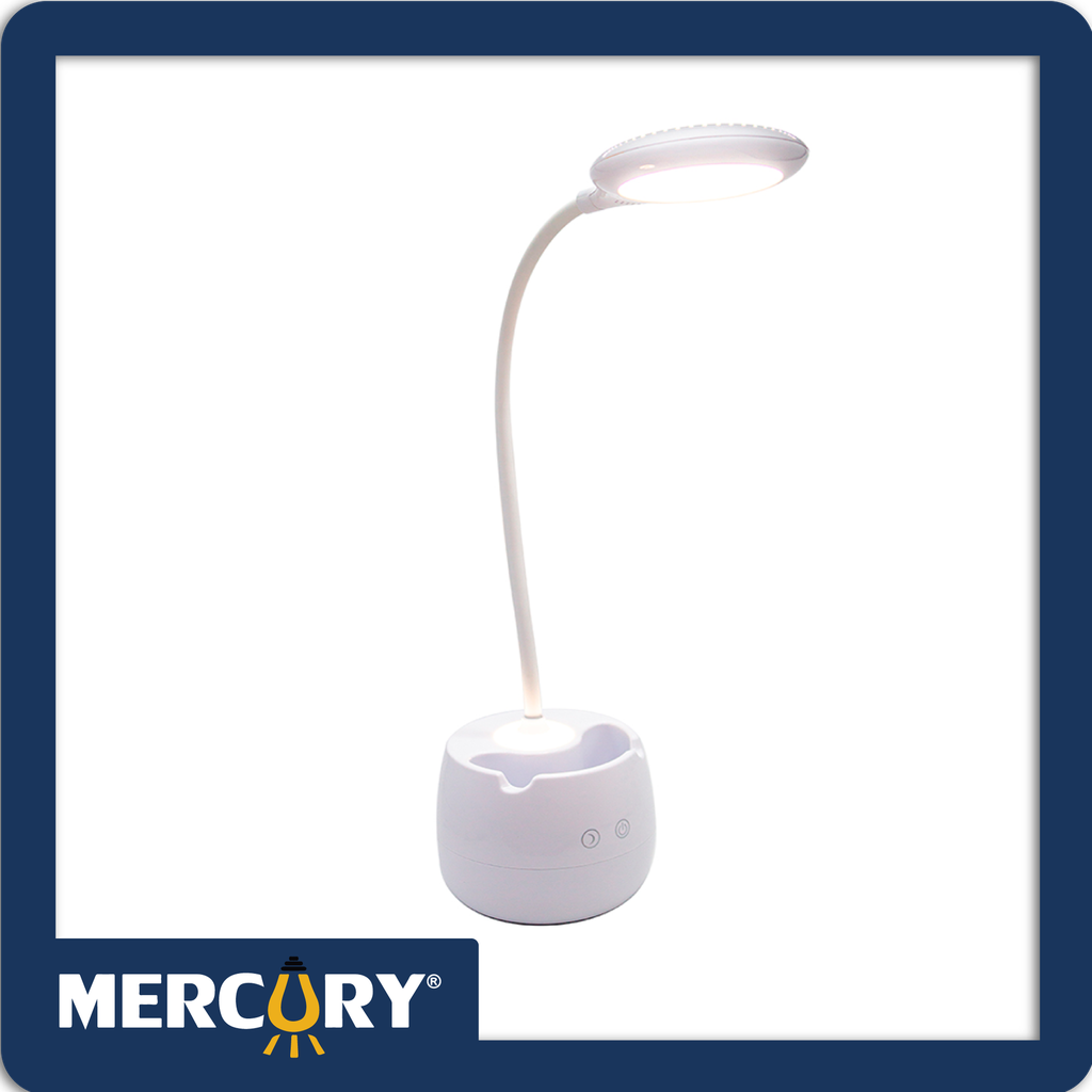 Lampara led mesa portaesfero flexible 4w 4000k recargable mod-03