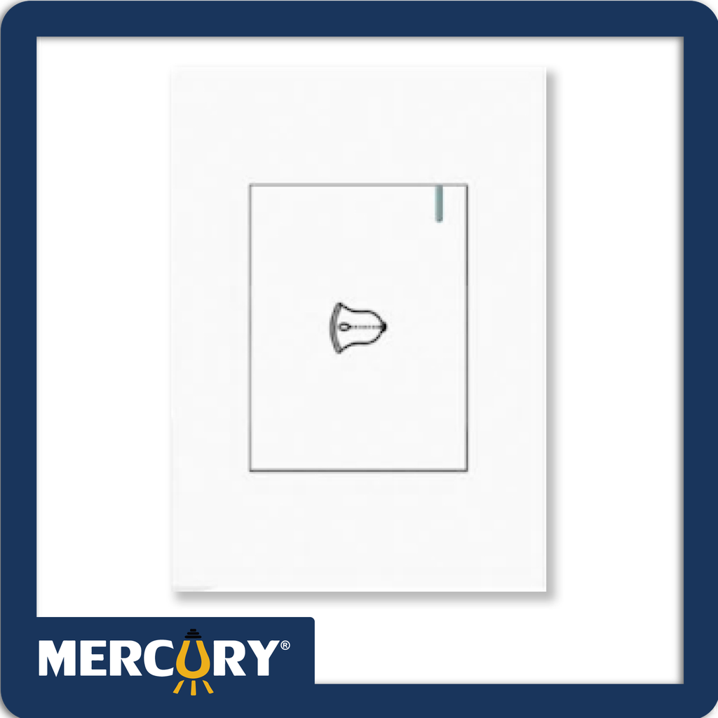 [ETI39] Pulsador sencillo premium white