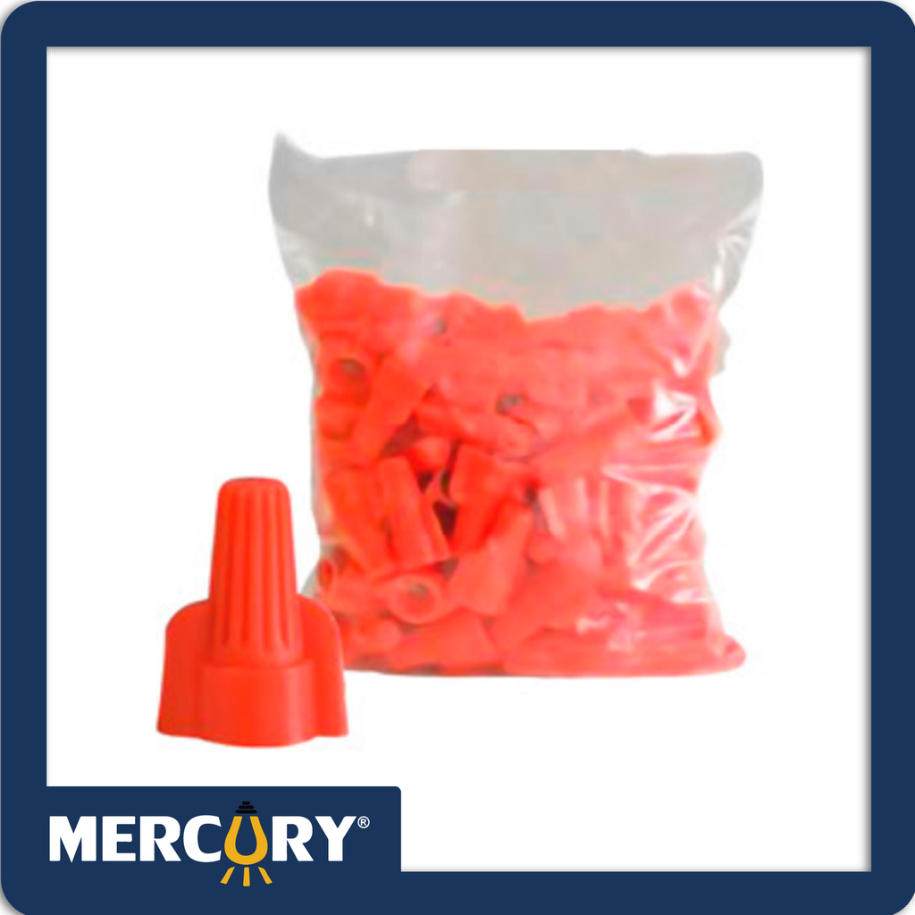 Conector plastíco rojo bolsa x100 unds