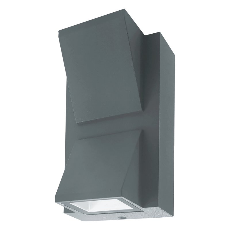 [IDL69] Aplique led corbatin 2x3w gris/3000k