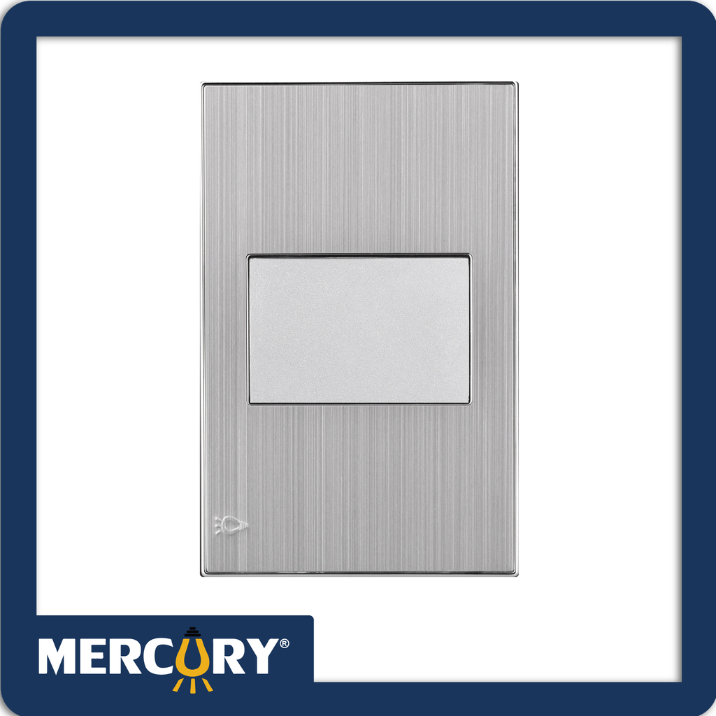[ETI68] Placa ciega mercury stainless