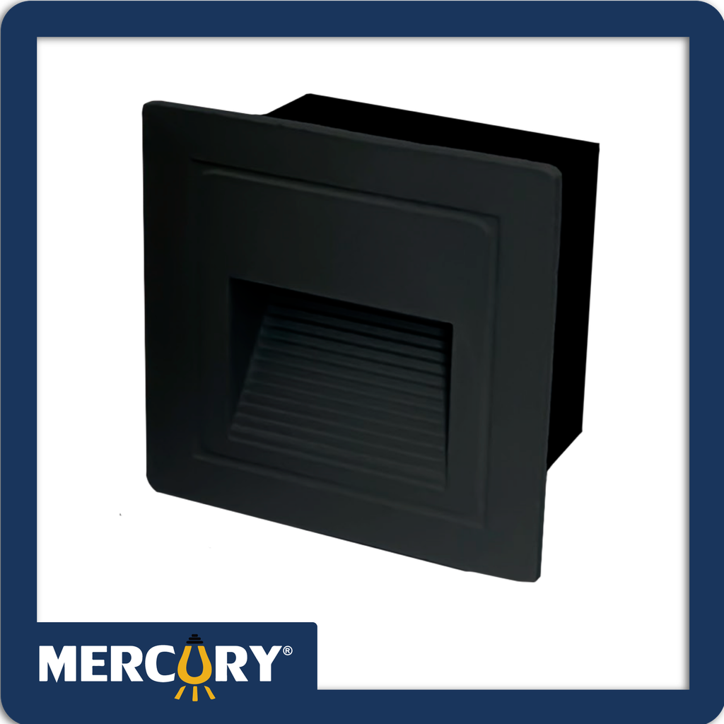 Nicho led 3w negro/3000k ip54