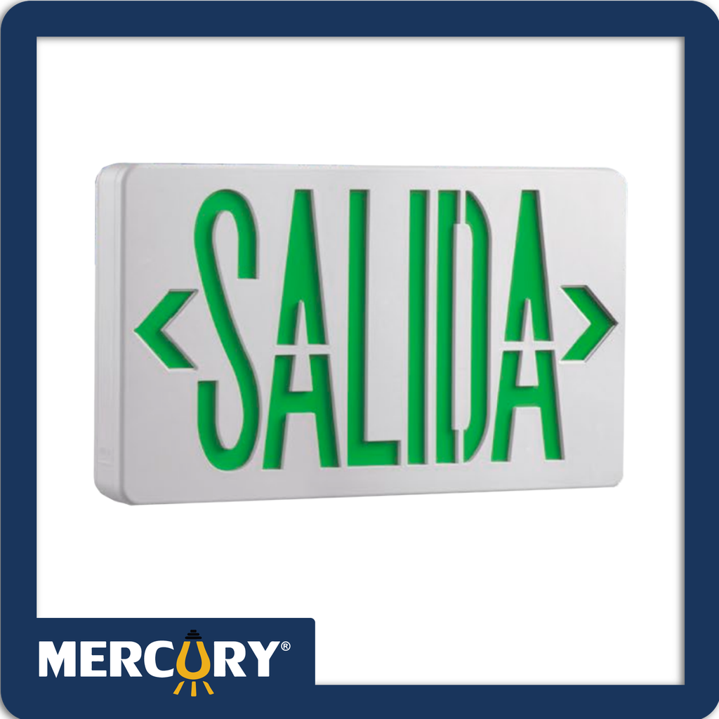 [ILE02] Lampara led de emergencia aviso salida luminoso 3w
