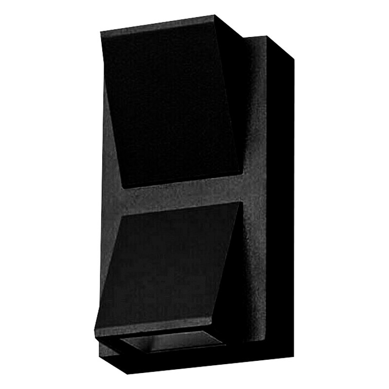 [IDL67] Aplique led corbatin 2x3w negro/3000k