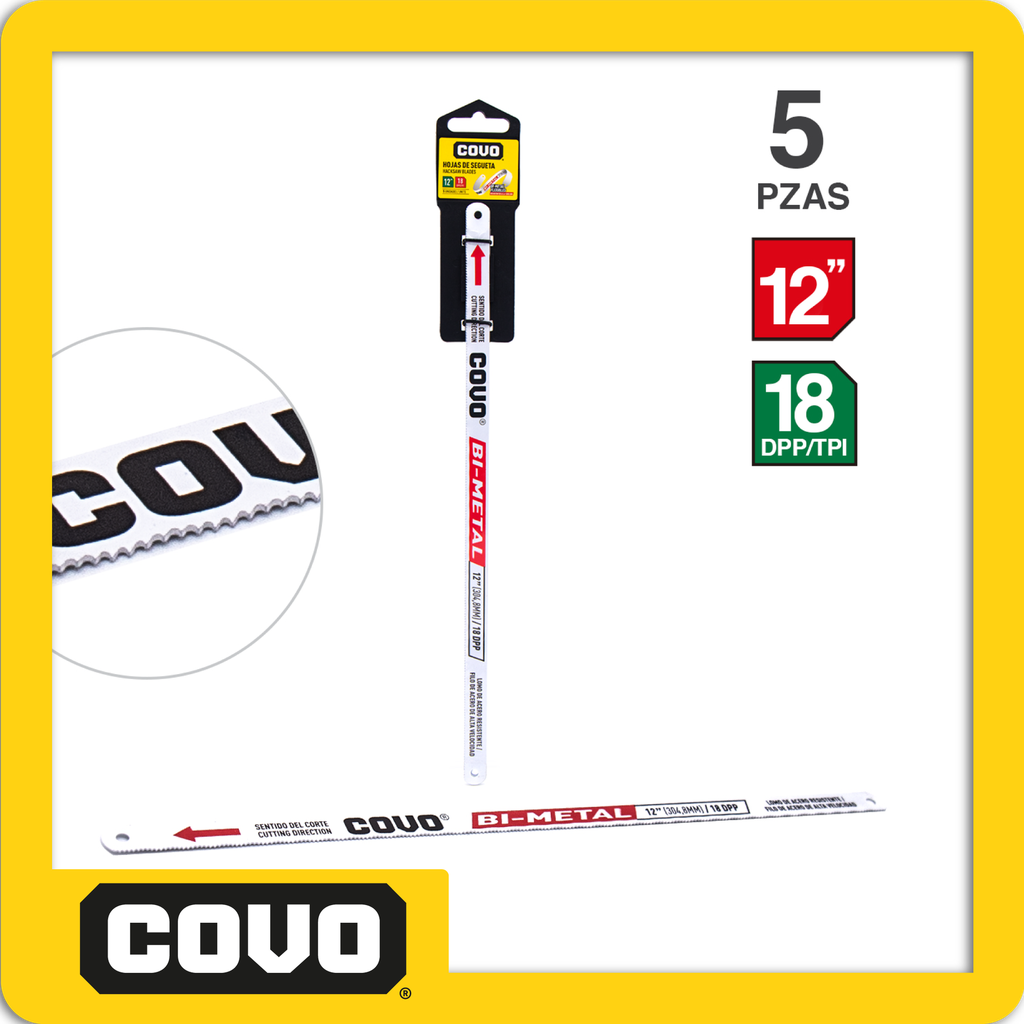 [CV-SB-0218] Hoja p/segueta 18 dientes