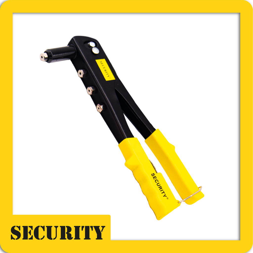 Remachadora 10" 4 cabezales 90° security blister pza