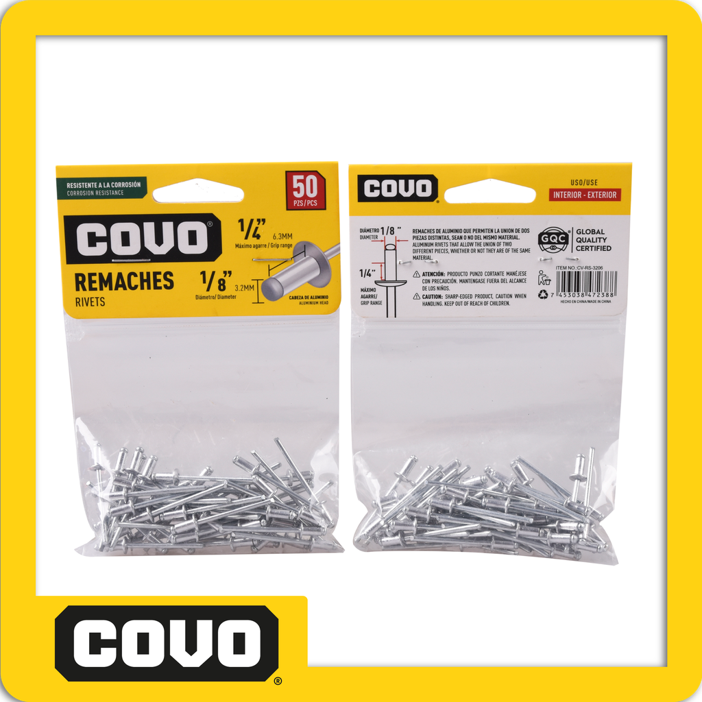 [CV-RS-3206] Remaches 1/8" x 1/4"