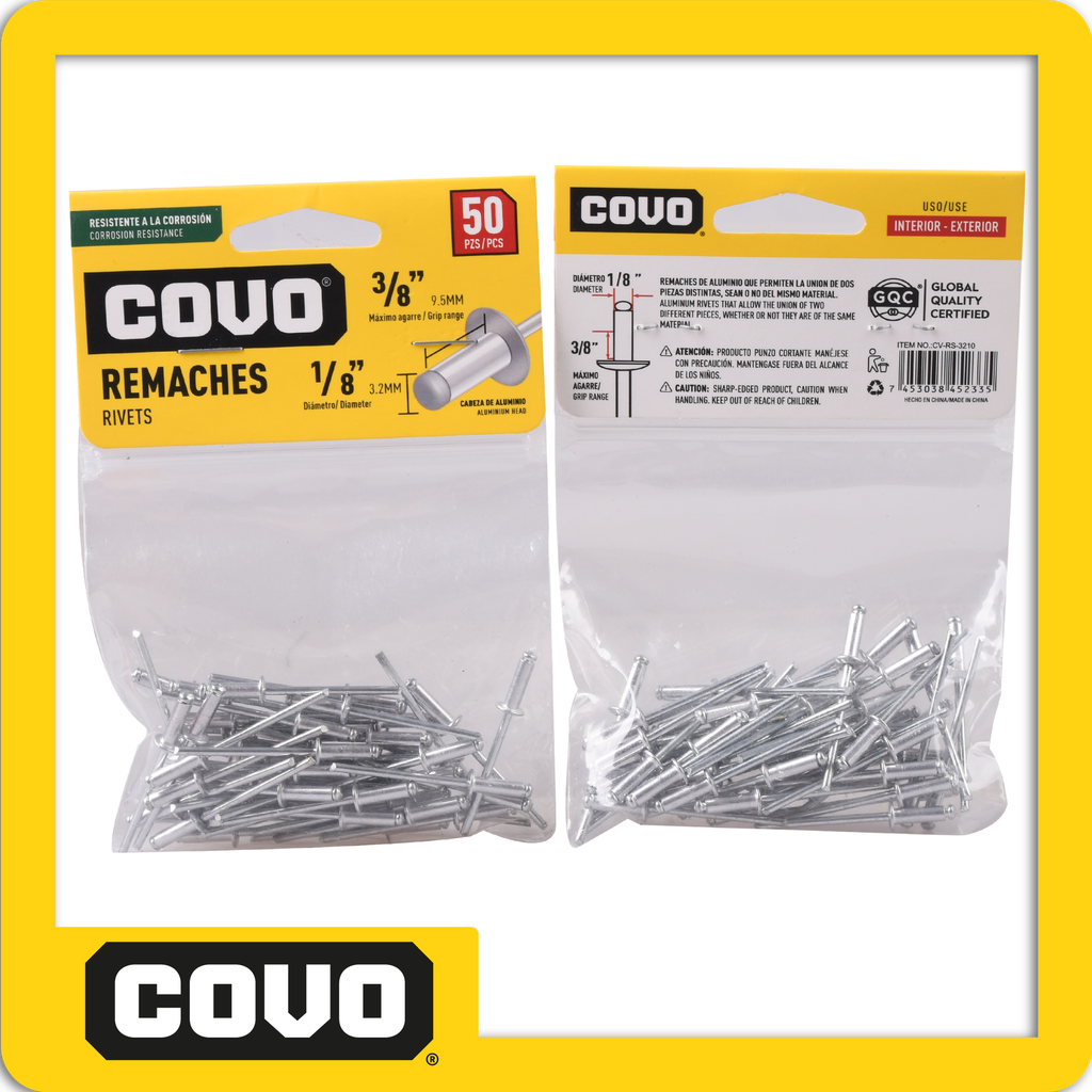 [CV-RS-3210] Remaches 1/8" x 3/8"