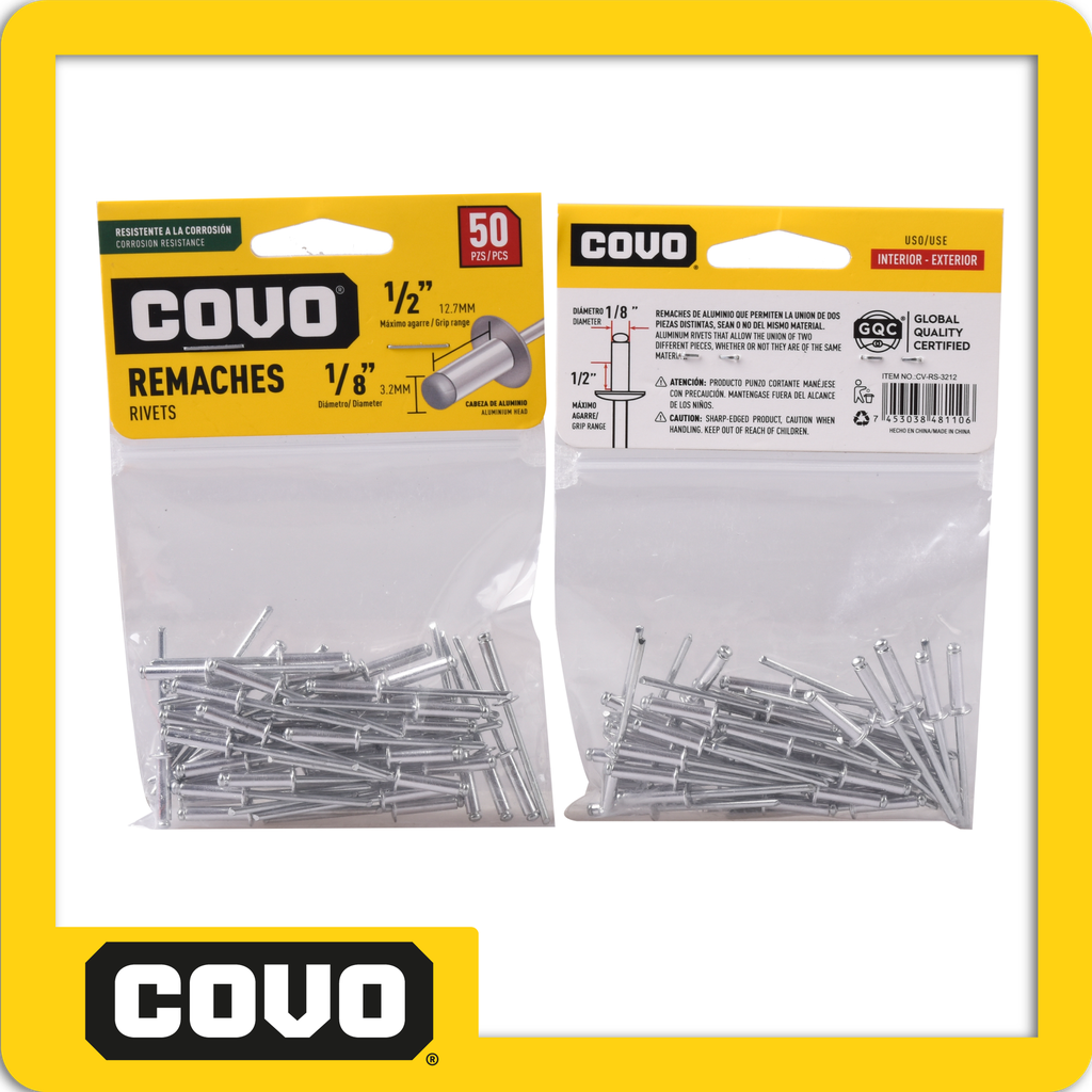 [CV-RS-3212] Remaches 1/8" x 1/2"