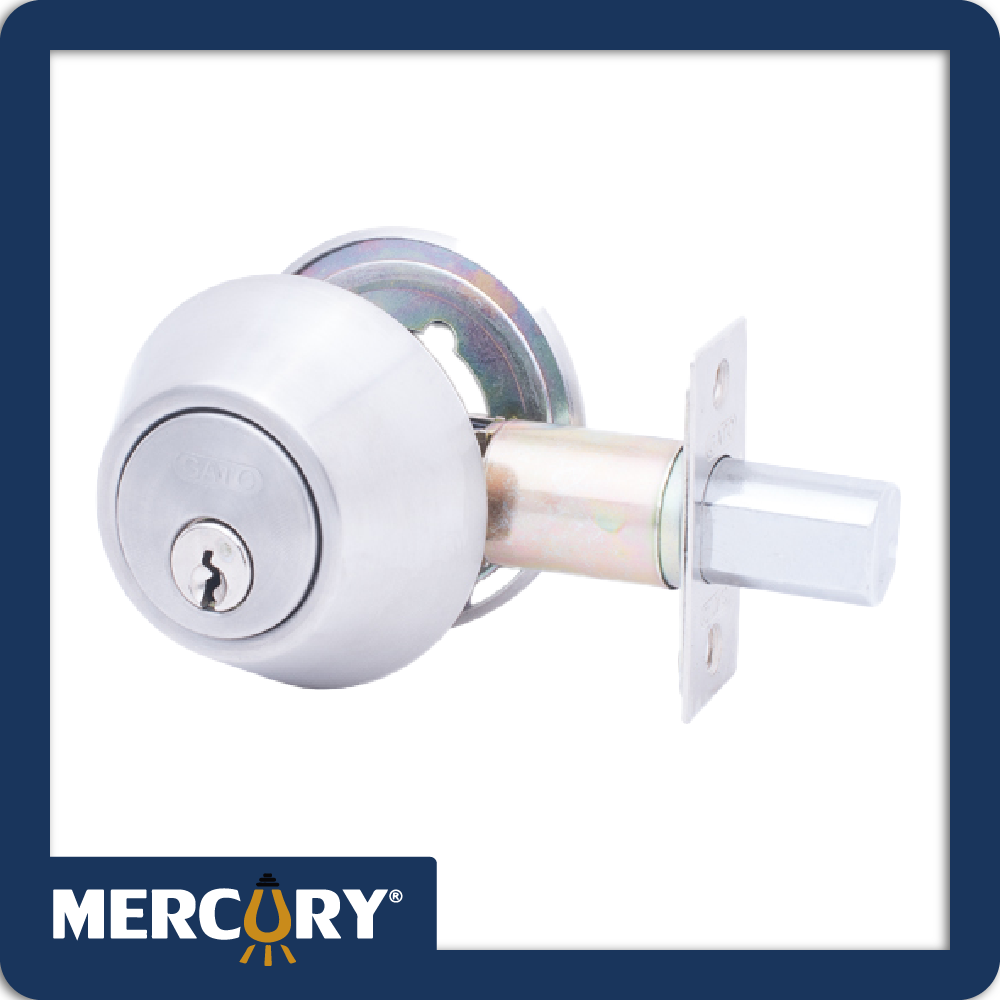 [FCE39] Cerradura auxiliar seguridad stainless llave/llave blister