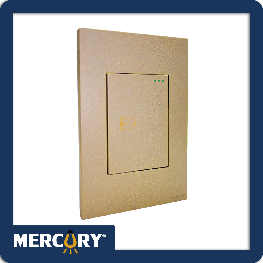 [ETI131] Pulsador sencillo golden luxury