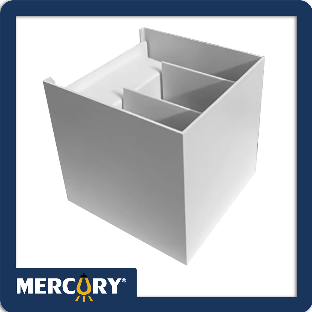 Aplique led box-10x 6w blanco/3000k