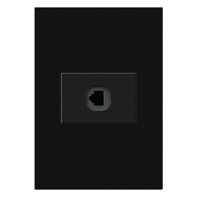 Toma telefono sencilla black luxury