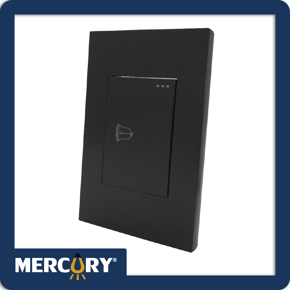 Pulsador sencillo black luxury