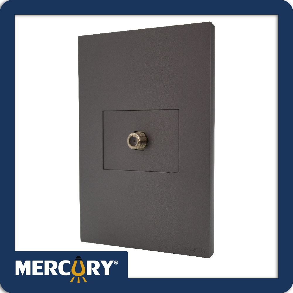 Toma coaxial silver luxury