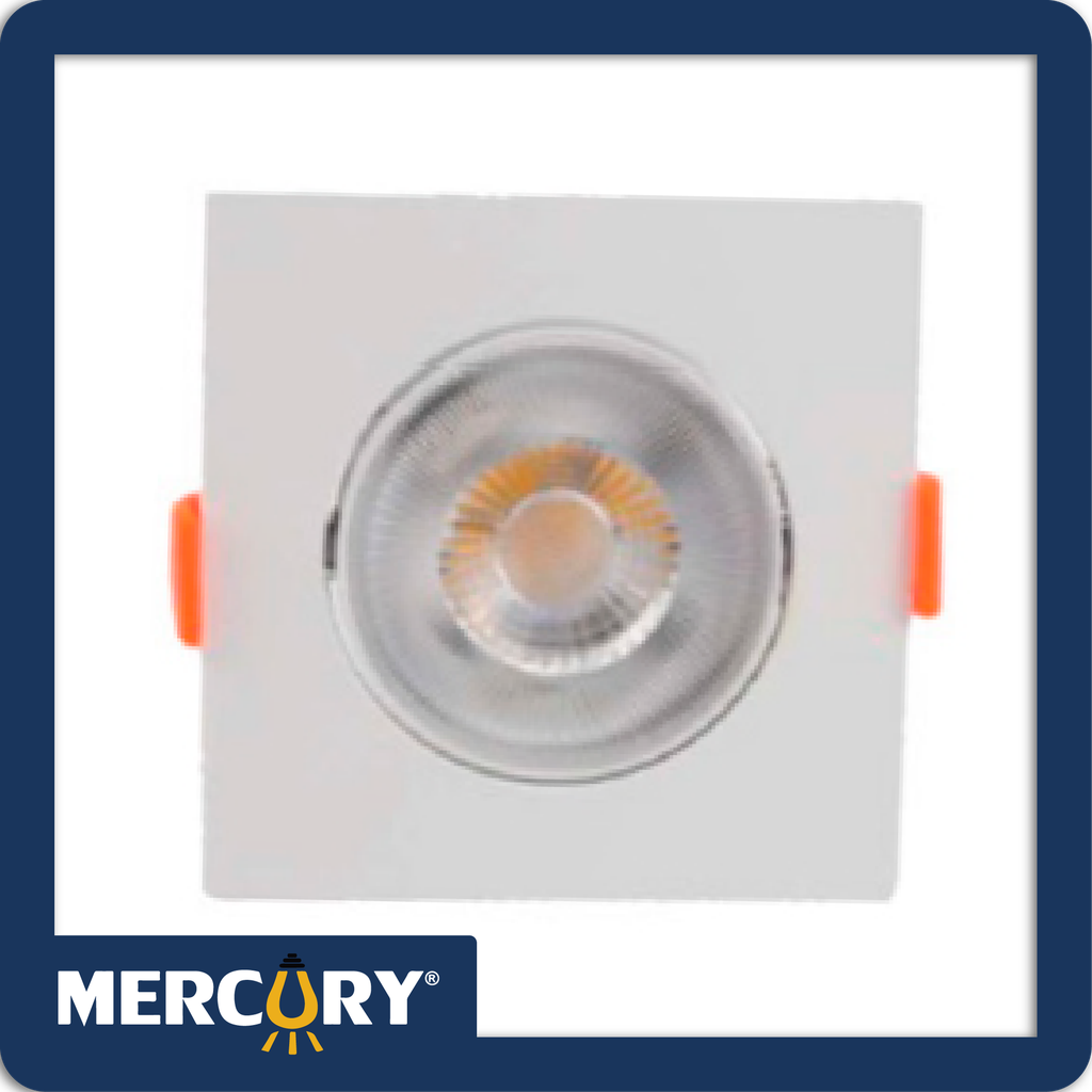 Bala led 7w 6500k blanca cuadrada